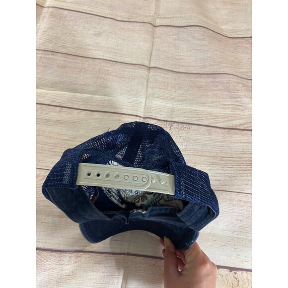 Ed Hardy Men's Embroidered Battle Skull Leopard Trucker Hat Snapback - OS - Picture 4 of 7